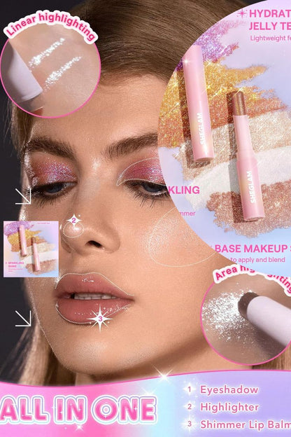 Sheglam Crystal Jelly Eyeshadow Stick – Shimmer, Glide & Glow