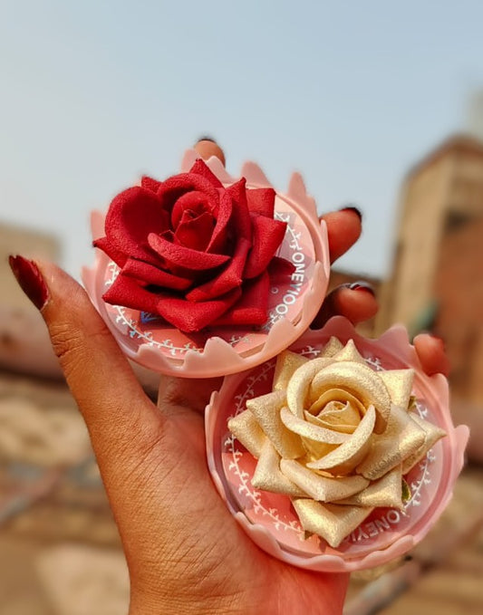 Flower Blush & Highlighter Duo – Radiant Glow & Natural Flush
