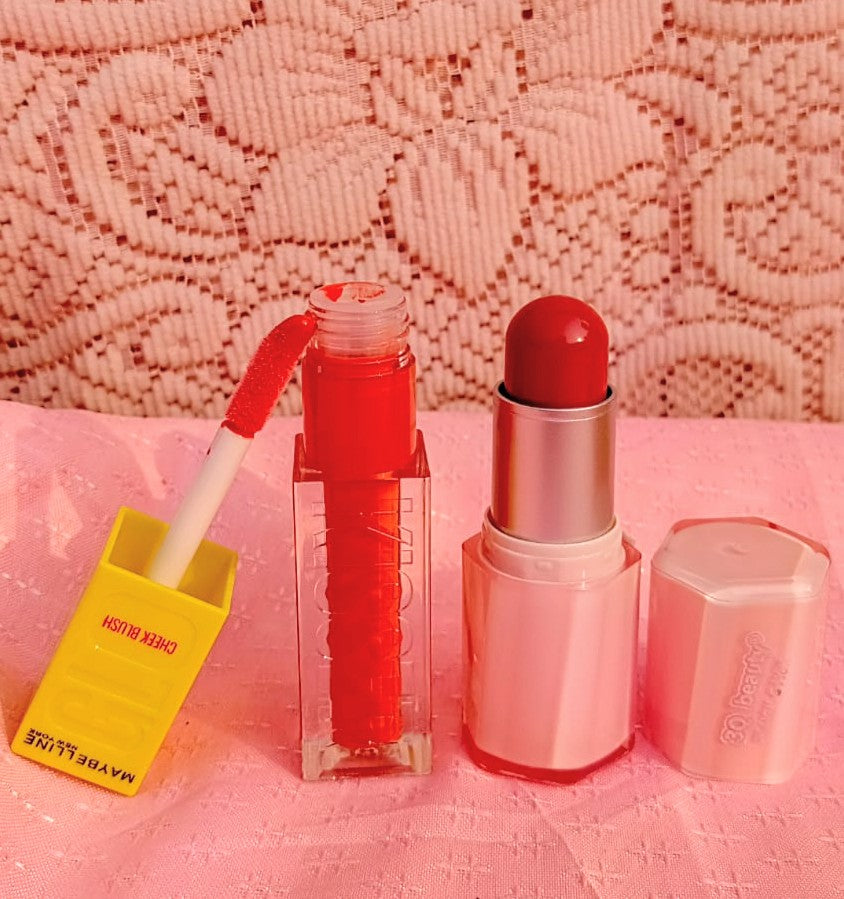 Blush & Gloss Duo – Dewy Cheeks and Glossy Lips