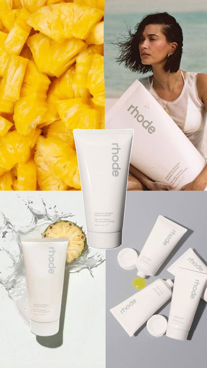 Rhode Pineapple Cleanser – Brightening Gel Face Wash with Pineapple Extract.
