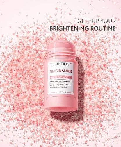 Skintific Niacinamide Clay Stick – Deep Cleansing Oil Control Pore Care Mask
