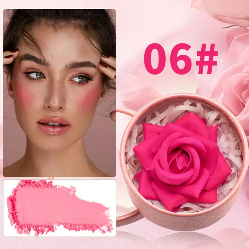 Long-Lasting Flower Blush & Highlighter – Soft Radiant Glow