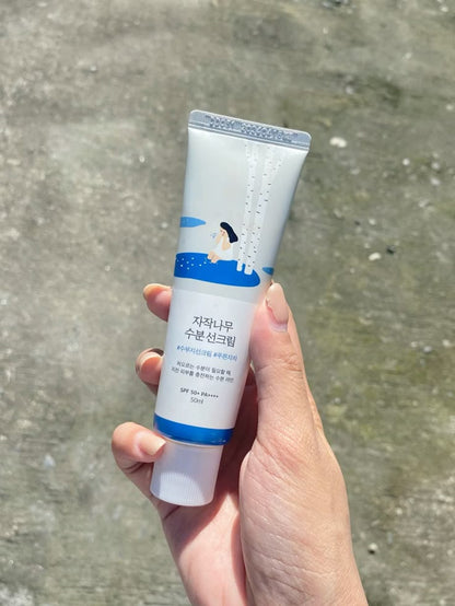 Round Lab Sunscreen SPF 50+ – Lightweight Hydrating Sunblock with Birch Sap & Niacinamide for Sensitive Skin
