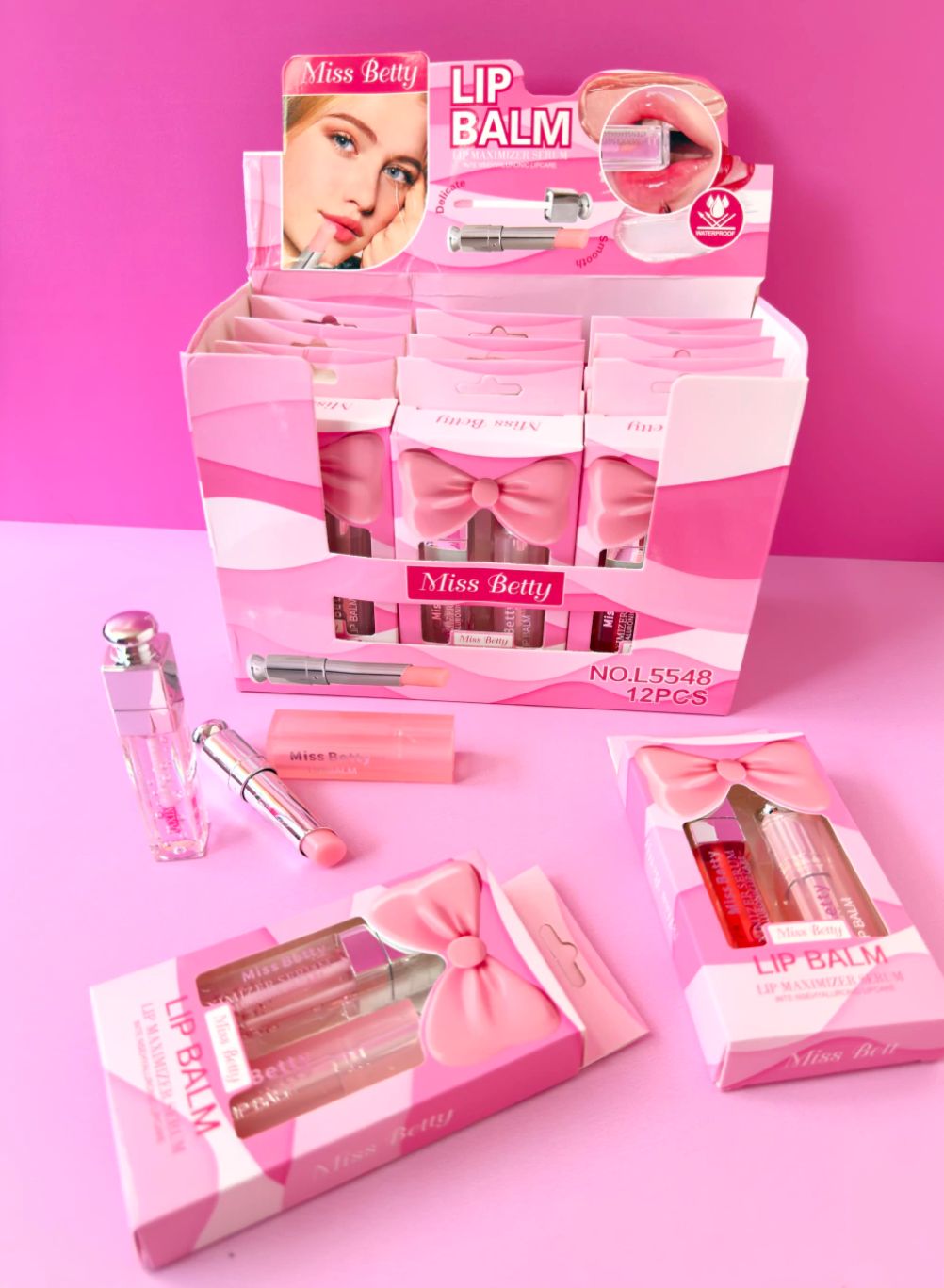Miss Betty Lip Maximizer & Lip Balm Duo – Plump, Smooth & Hydrated Lips