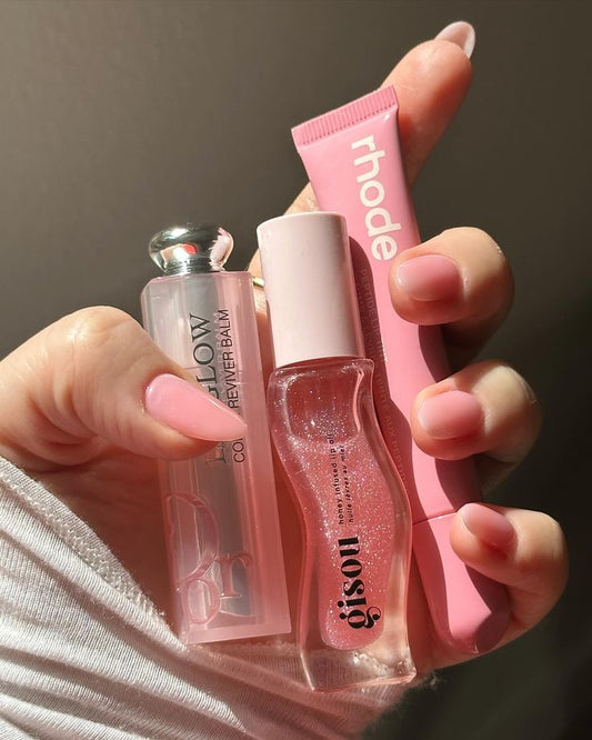 Lustrous Glow Lip Care Trio – Lip Oil, Lip Tint &Dior Dupe Balm Essentials.