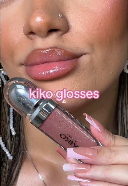 Kiko Milano Lip Gloss – High Shine, Non-Sticky, Hydrating Gloss