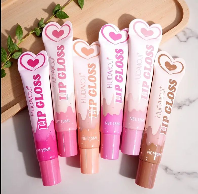Hudamoji Lip Gloss – Non-Sticky High Shine Gloss