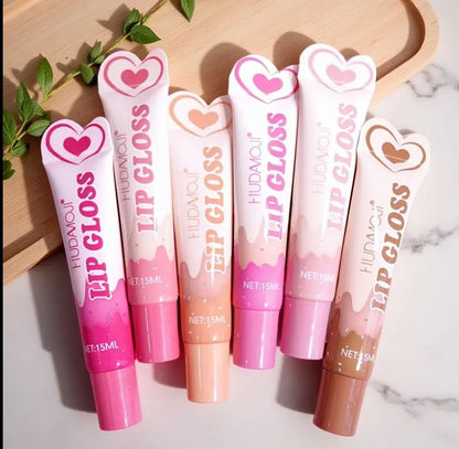 Hudamoji Lip Gloss – Non-Sticky High Shine Gloss