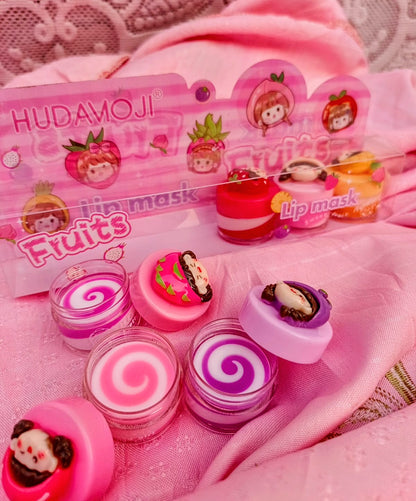 Hudamoji Lip Mask Set of 6 – Deep Hydration & Satin Glow Treatment